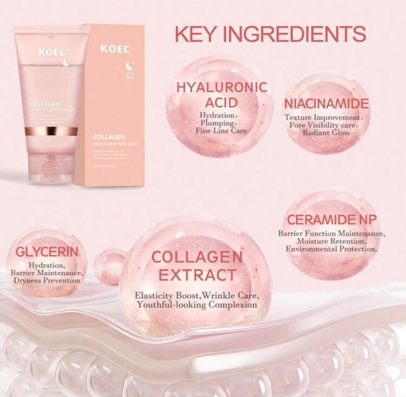 Mascarilla de colágeno