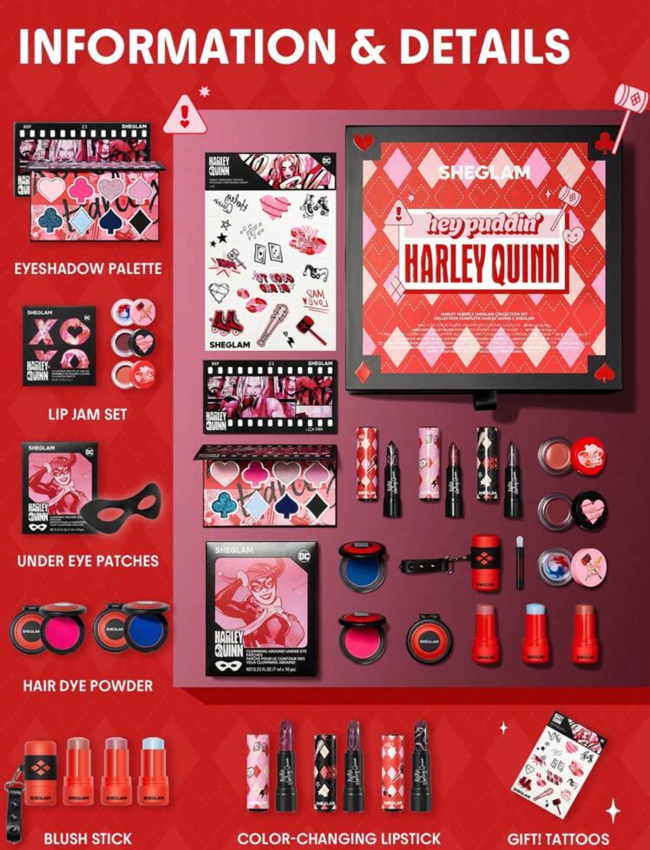 Harley Quinn Sheglam Collection
