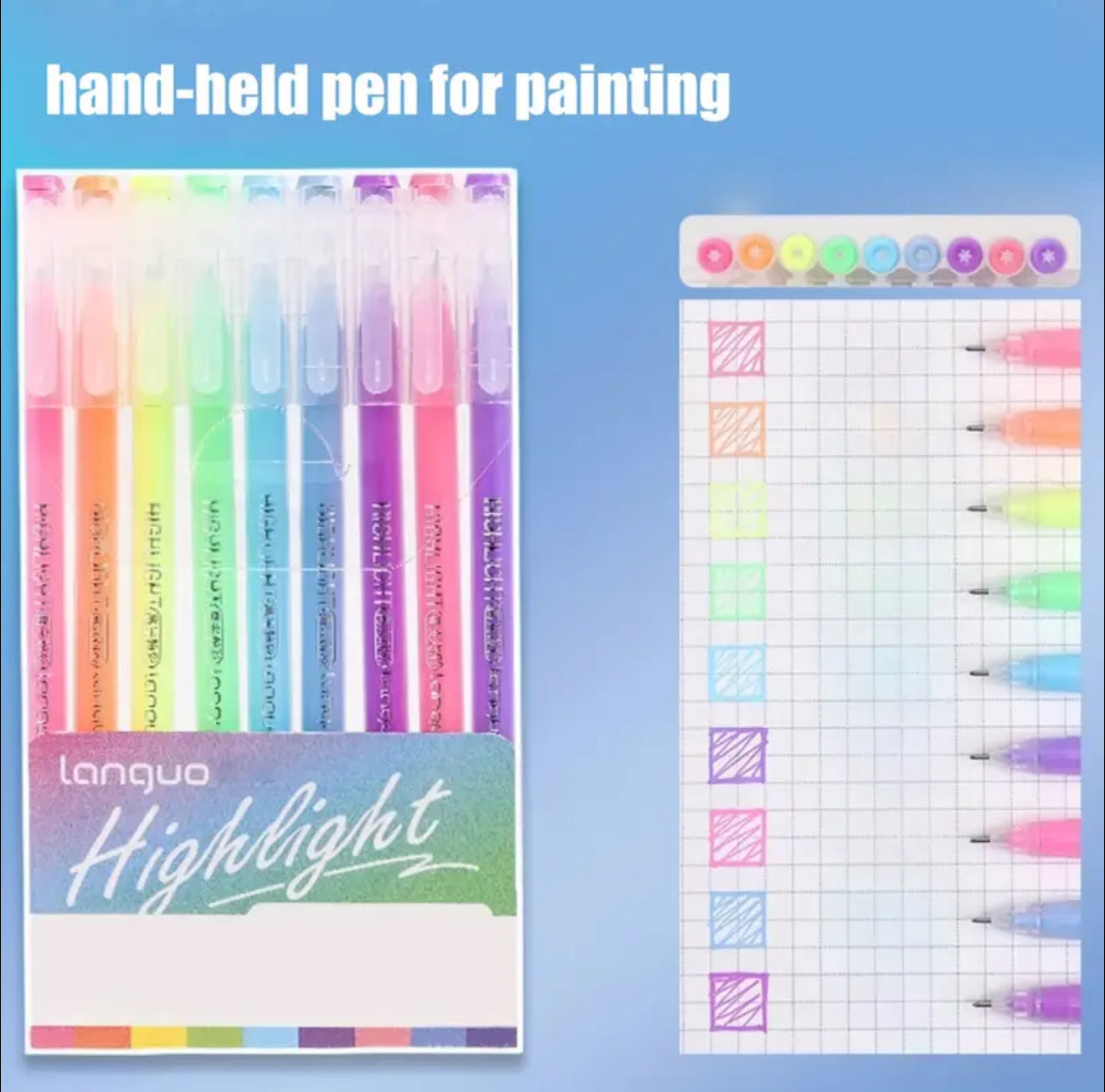 Kit de lapiceros de Gel punta fina 0.6 mm