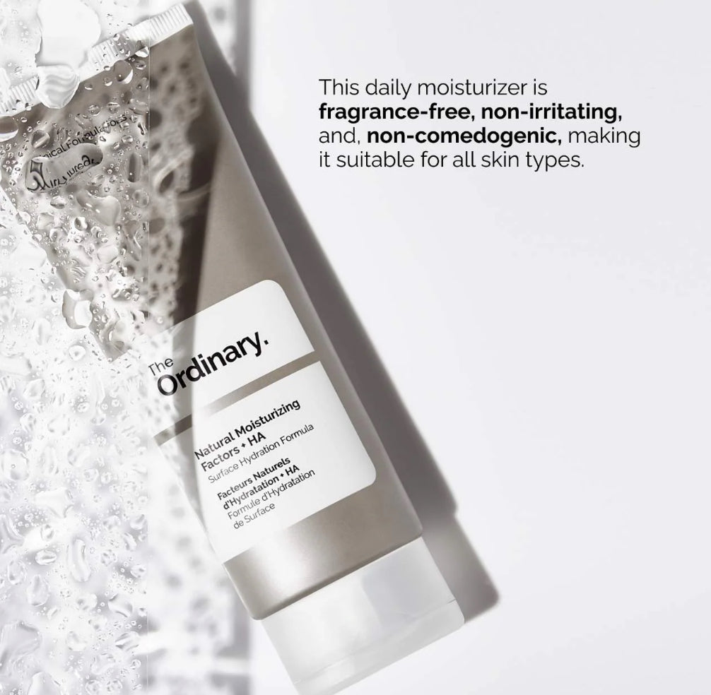 The Ordinary Natural Moisturizing Factors + HA | Crema Hidratante Facial con Ácido Hialurónico 100ml