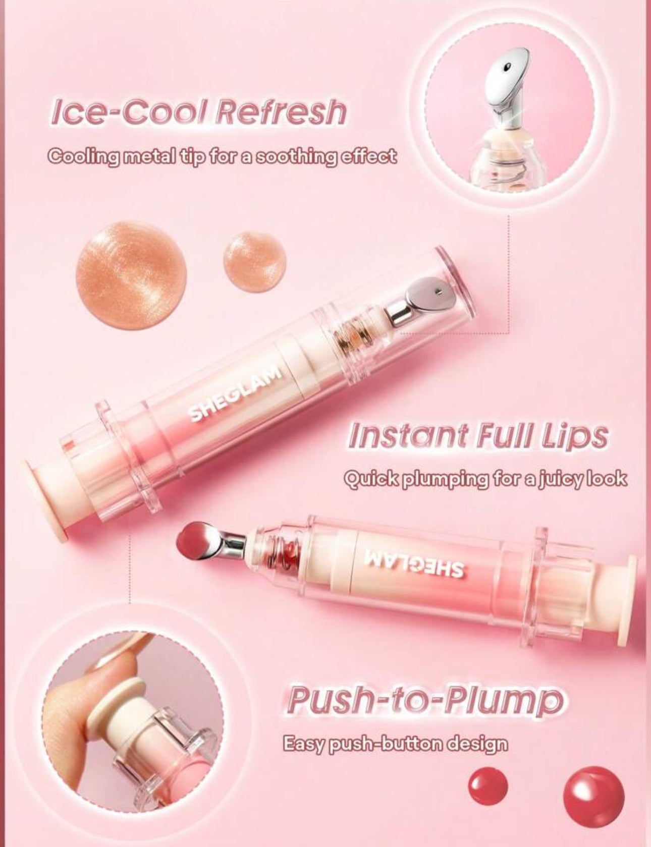 Lip Injection Push to Plump