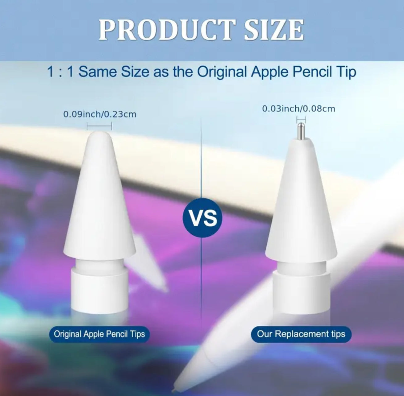 Punta Apple Pencil 0.7 mm