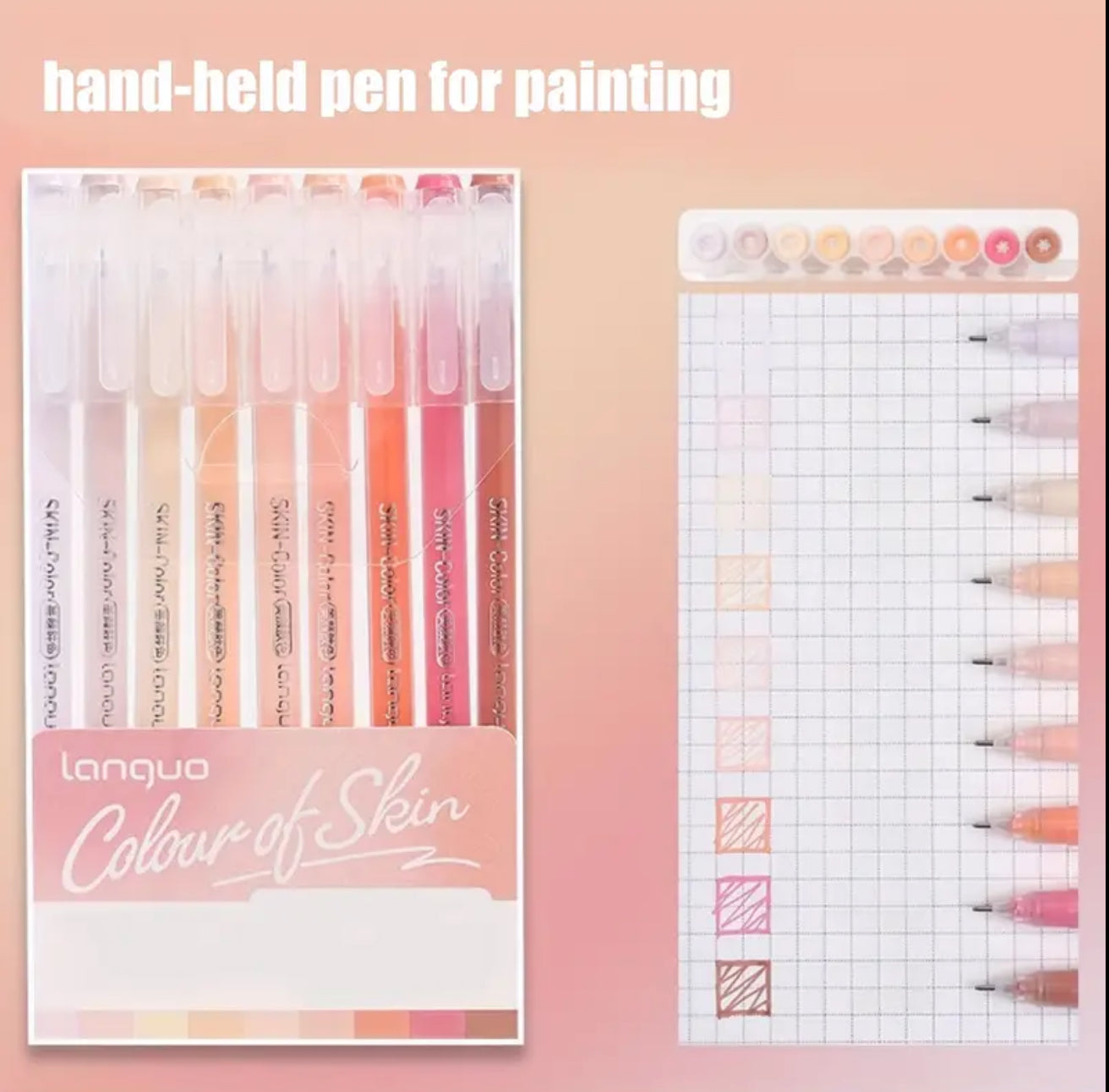 Kit de lapiceros de Gel punta fina 0.6 mm