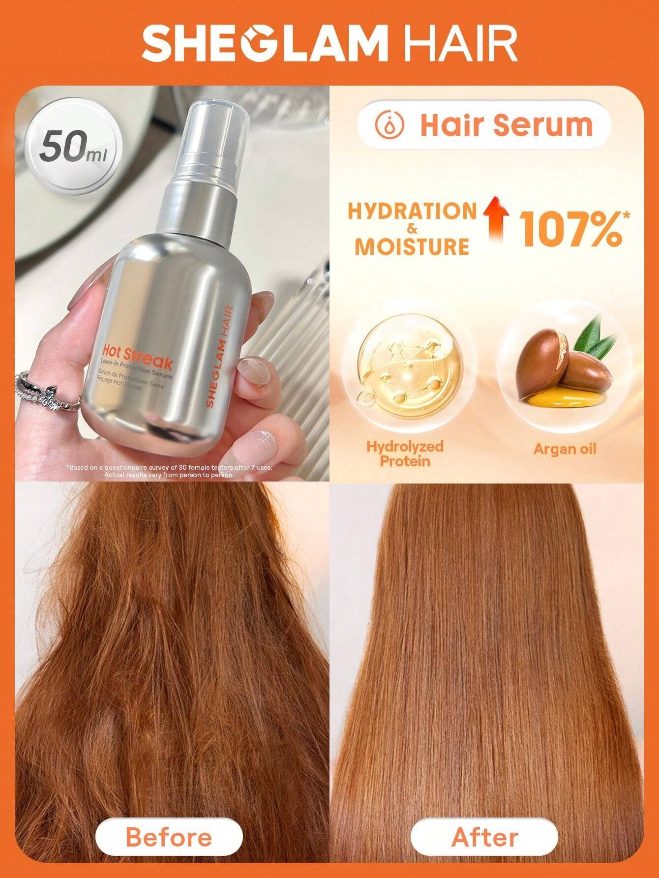 Sheglam Hair Protector Térmico -Serum