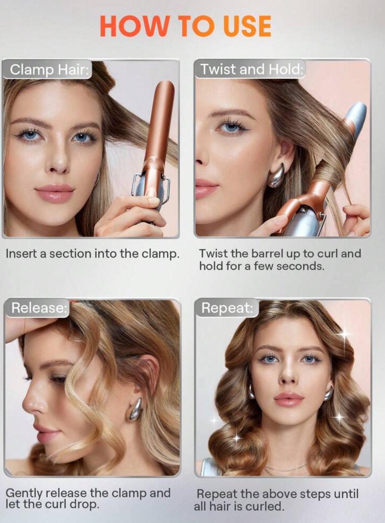 Sheglam Hair - Long Barrel Curler