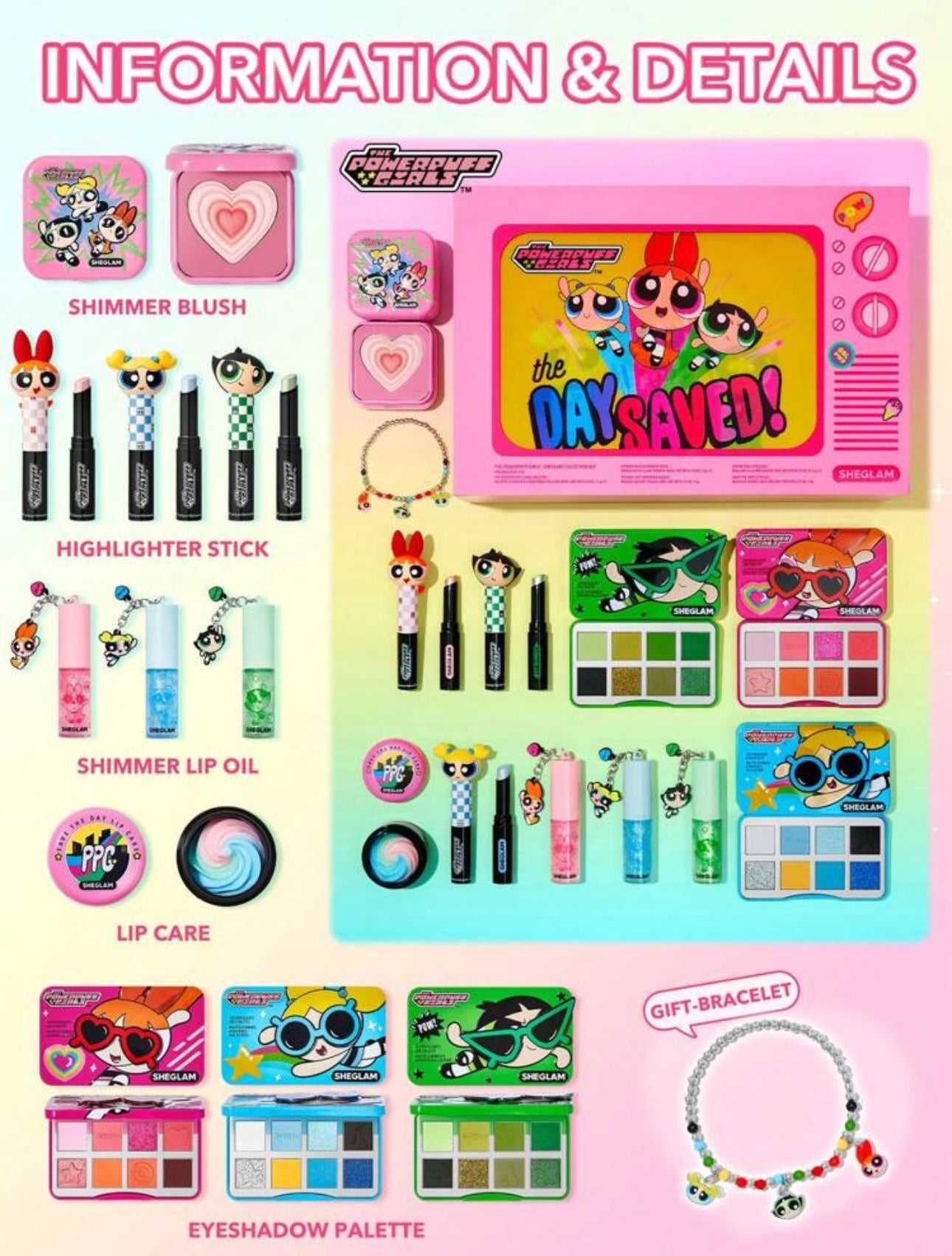Powerpuff Girls X SHEGLAM