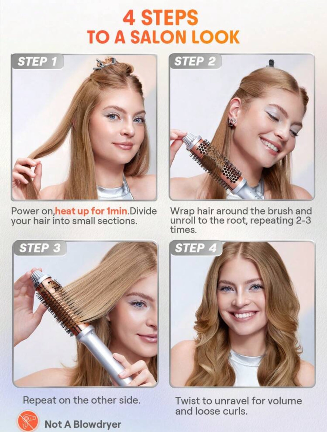 Sheglam Hair Curling Iron Blowout Look
