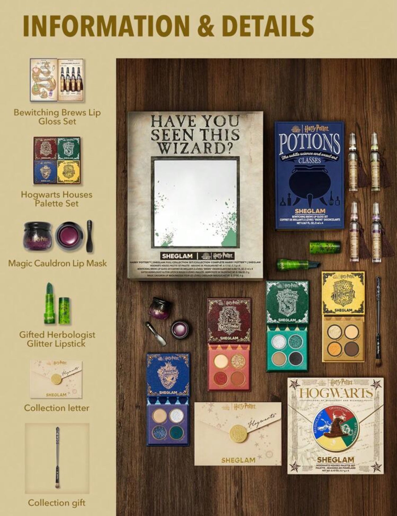 Harry Potter X Sheglam Collection 1