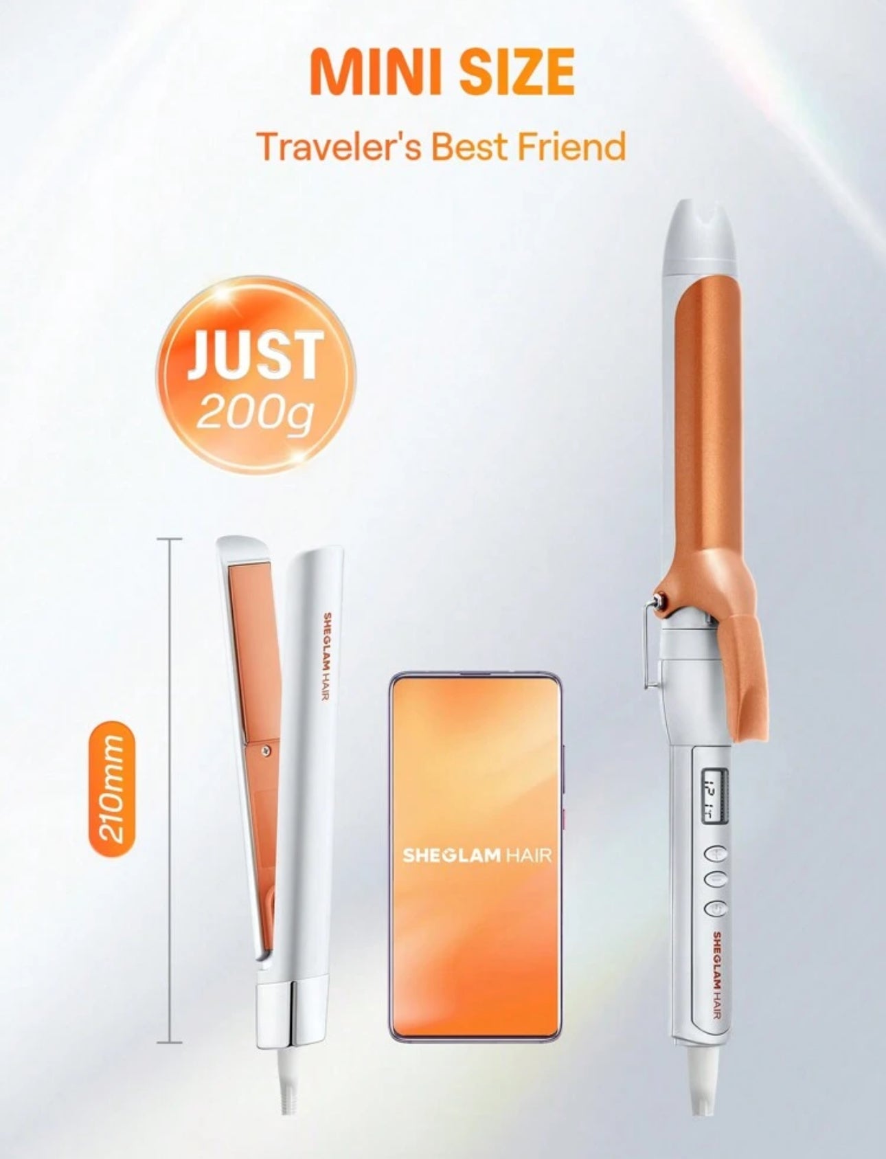 Sheglam Hair - Mini Hair Straightener