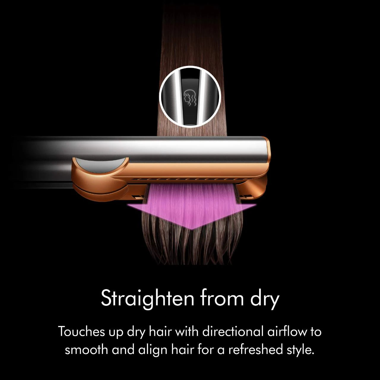 Dyson
Airstrait™ Wet-to-Dry Straightener in Ceramic Pink