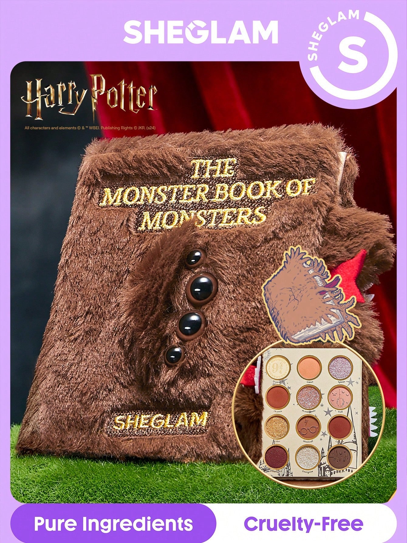 Monster Book Palette Harry Potter X Sheglam