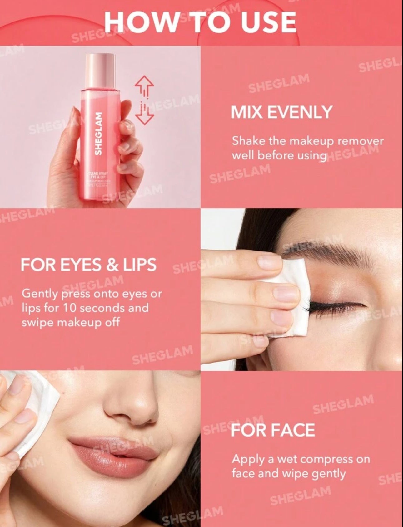 Desmaquillante Clear Away Sheglam