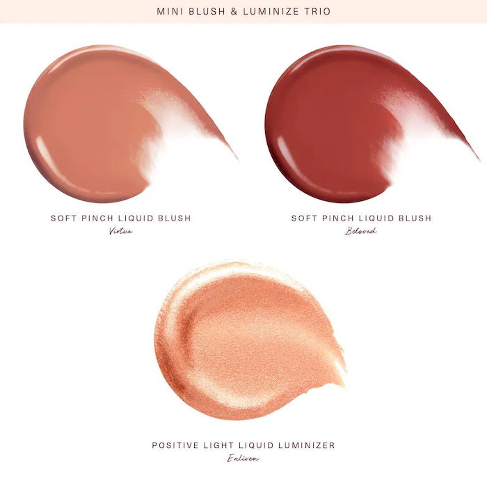 Rare Beauty -Mini blush and luminize trio