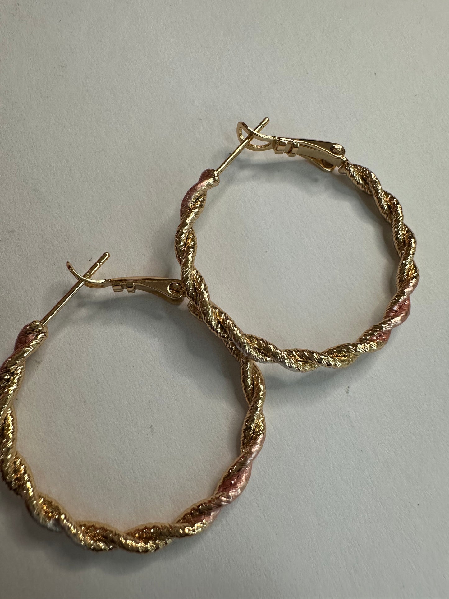 Braided Tricolor Hoops