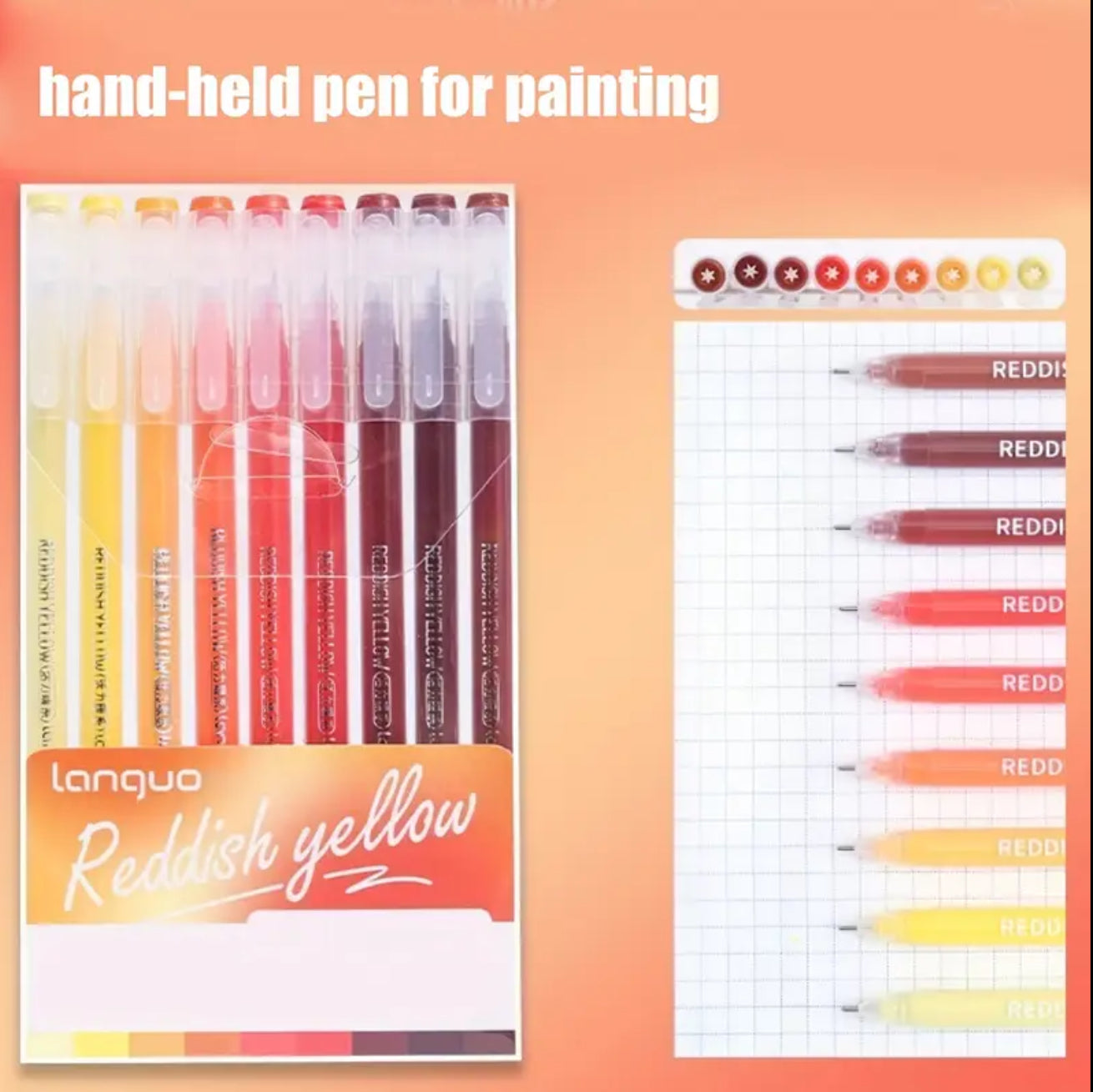 Kit de lapiceros de Gel punta fina 0.6 mm