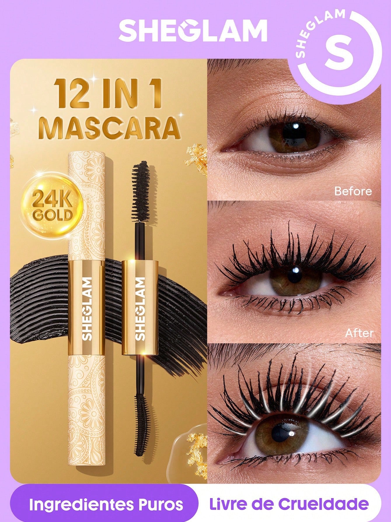 Sheglam All In One 24k multi-effect mascara