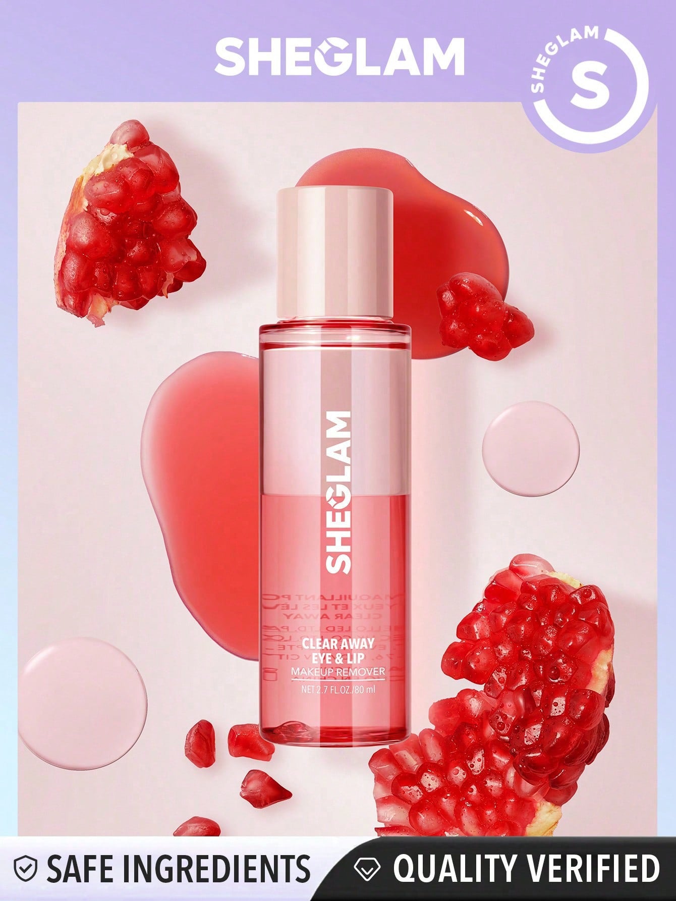 Desmaquillante Clear Away Sheglam