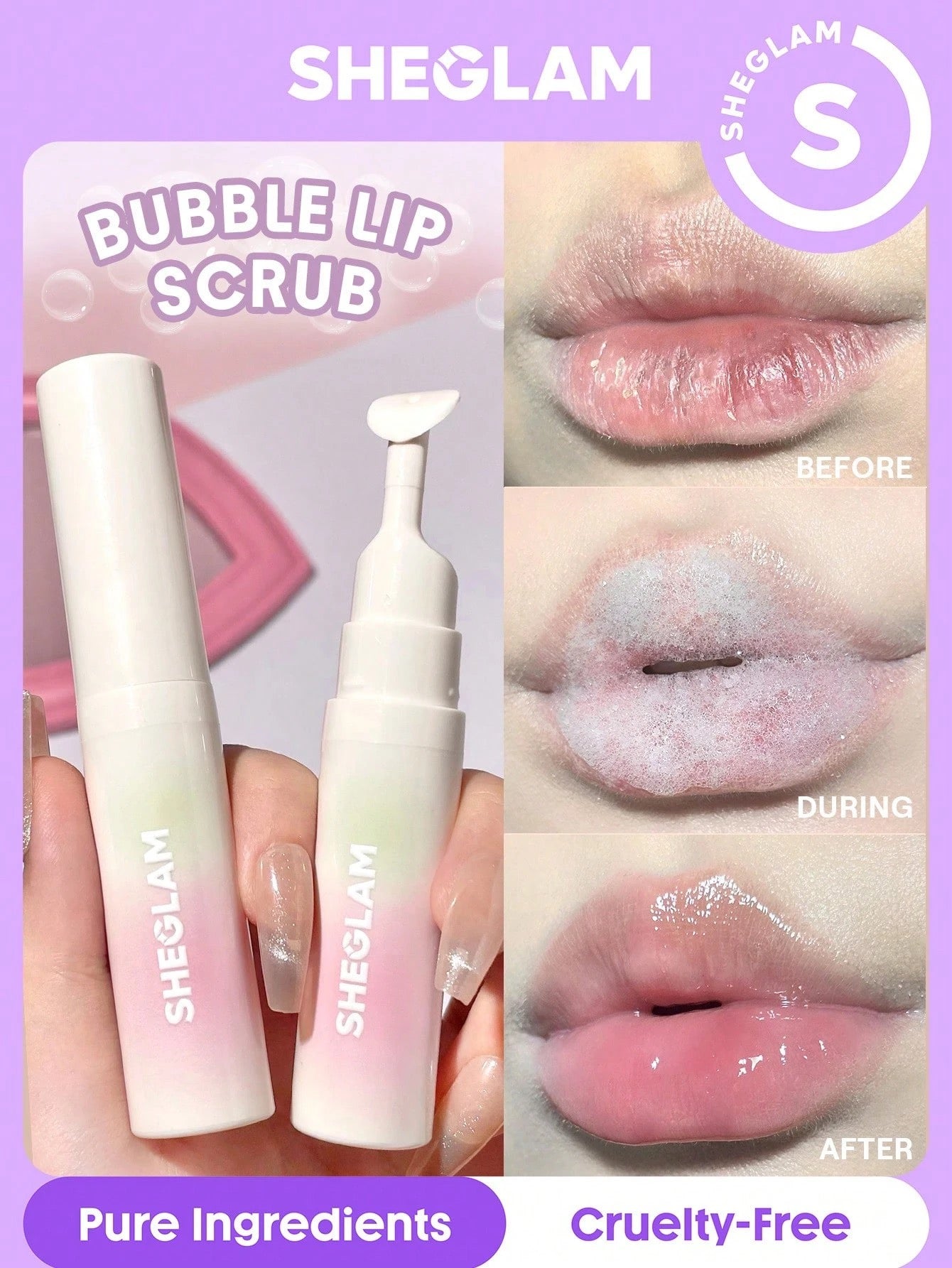 Sheglam Bubble Buff Lip Scrub