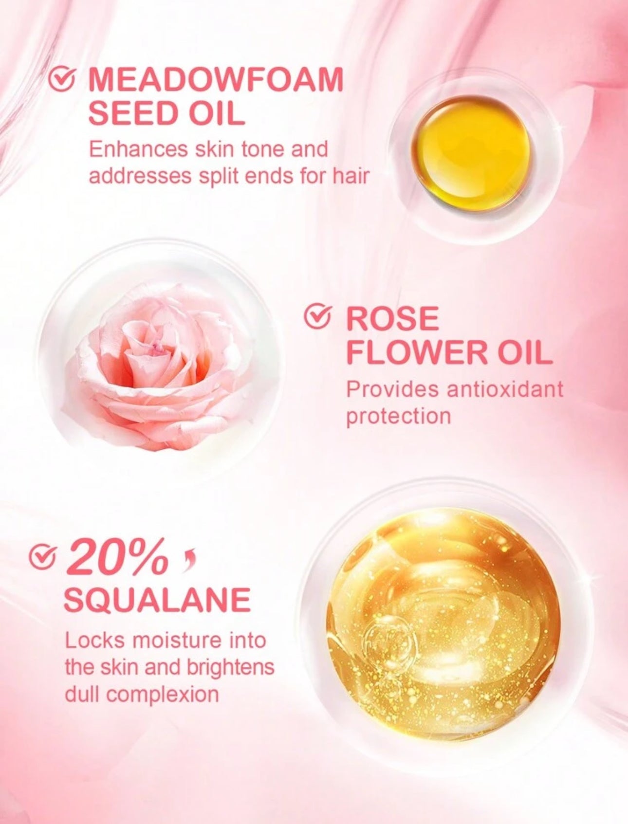 Rose Squalane Essential Oil Slowsunday