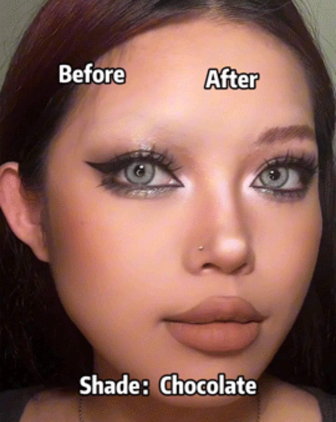 Brush n dip Brow Microblading Effect