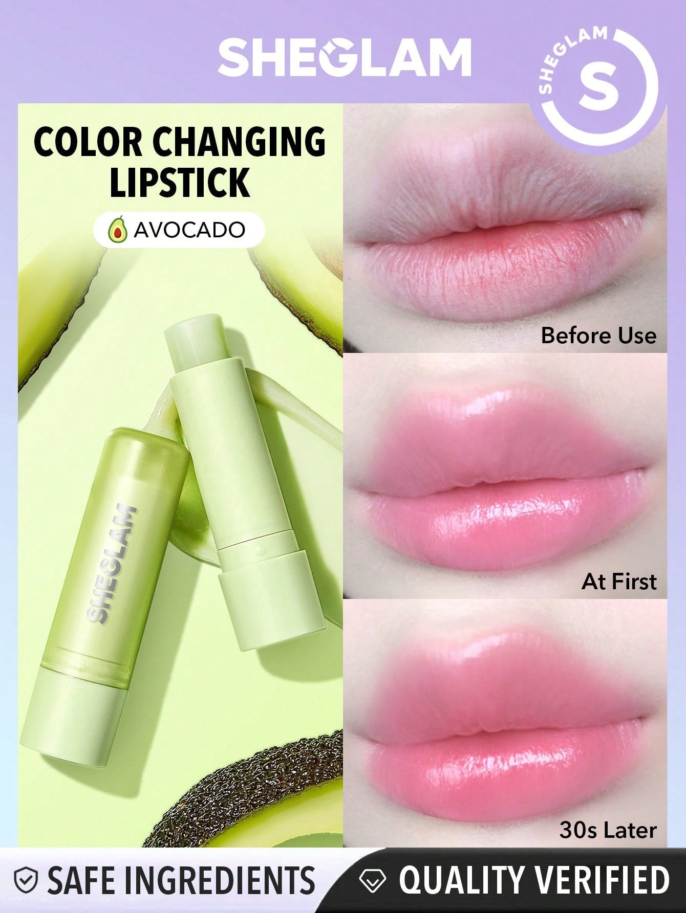 PH Color changing chapstick