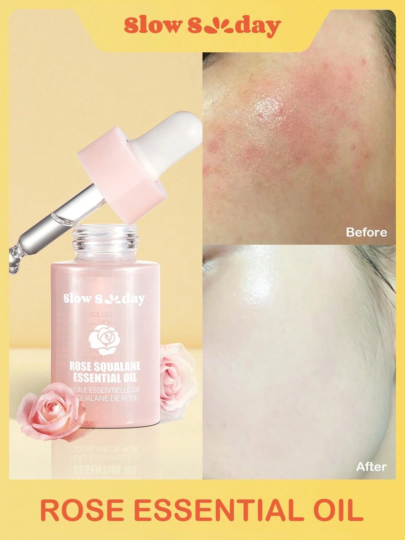 Rose Squalane Essential Oil Slowsunday