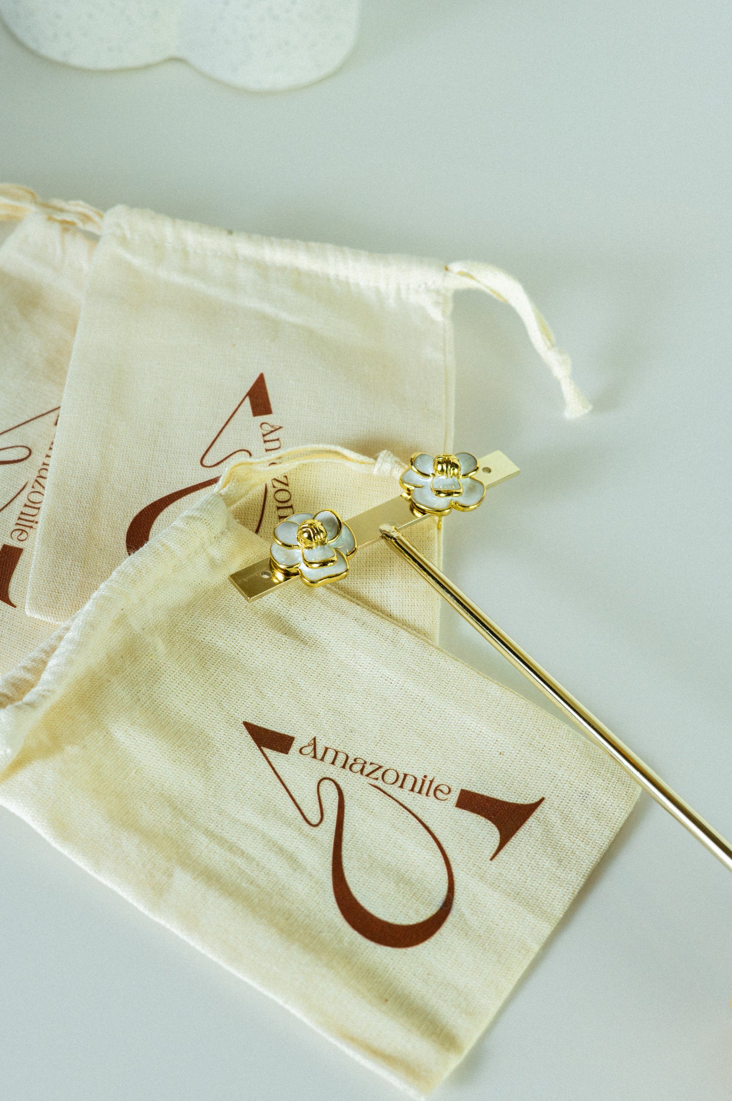 White Flower Studs