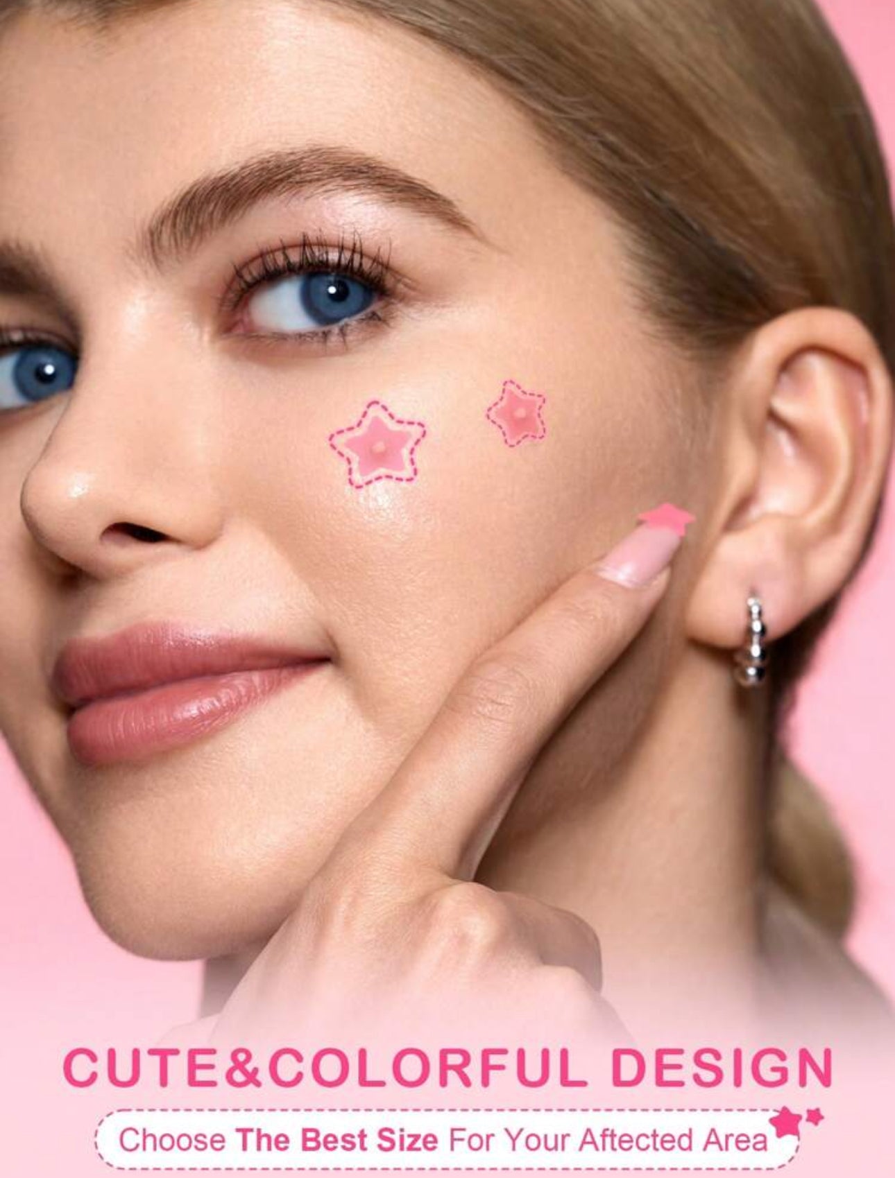 Slowsunday Pink Star Acne Patches