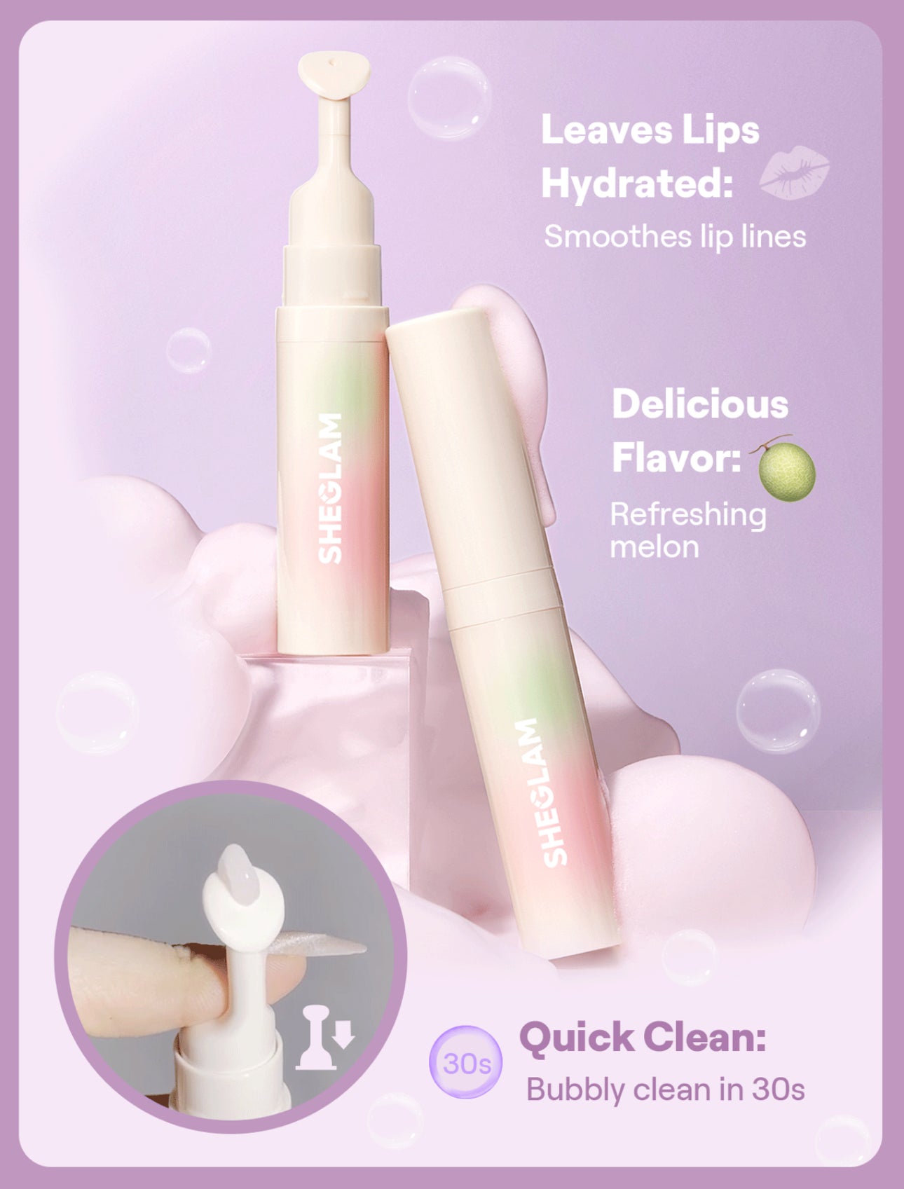 Sheglam Bubble Buff Lip Scrub