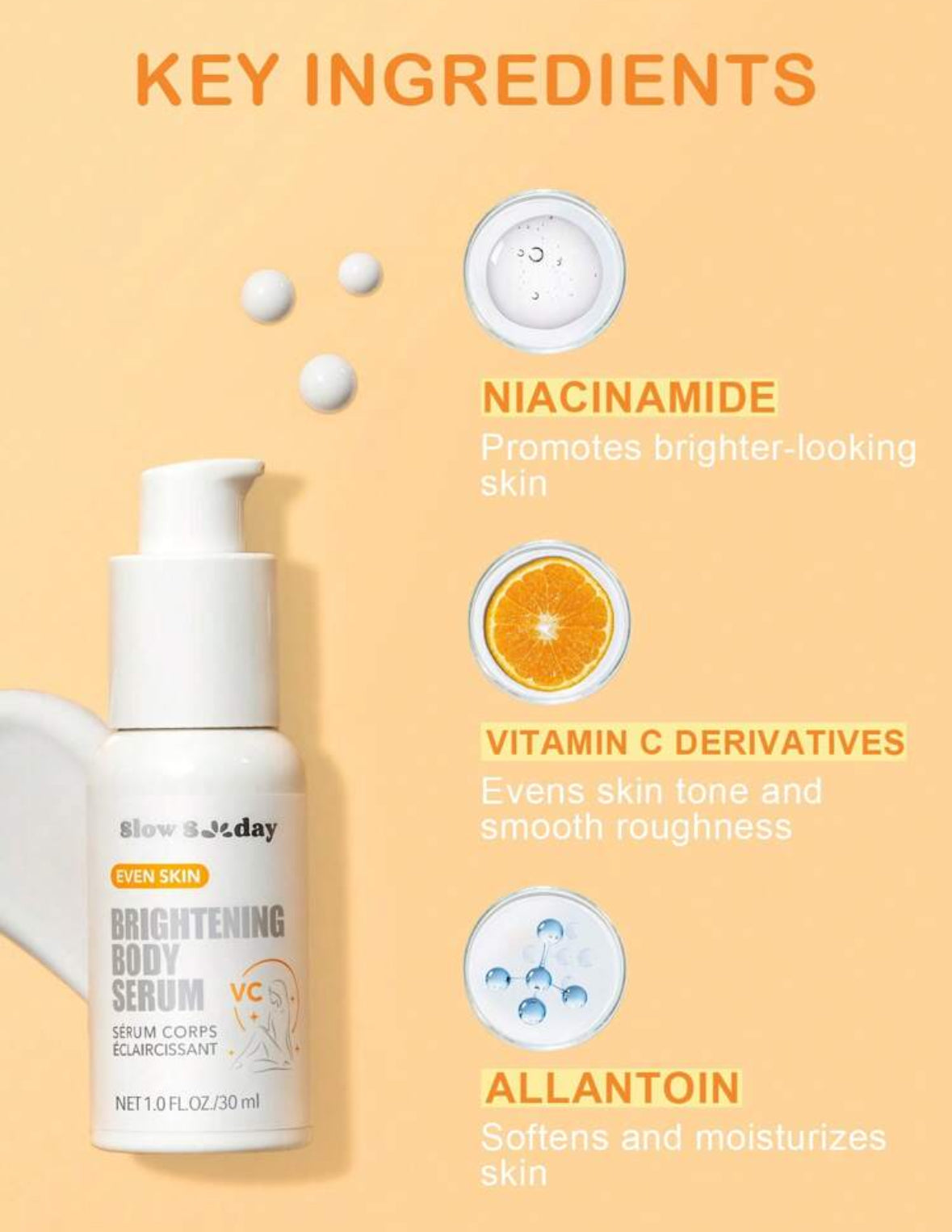 Serum Corporal Aclarante Slowsunday