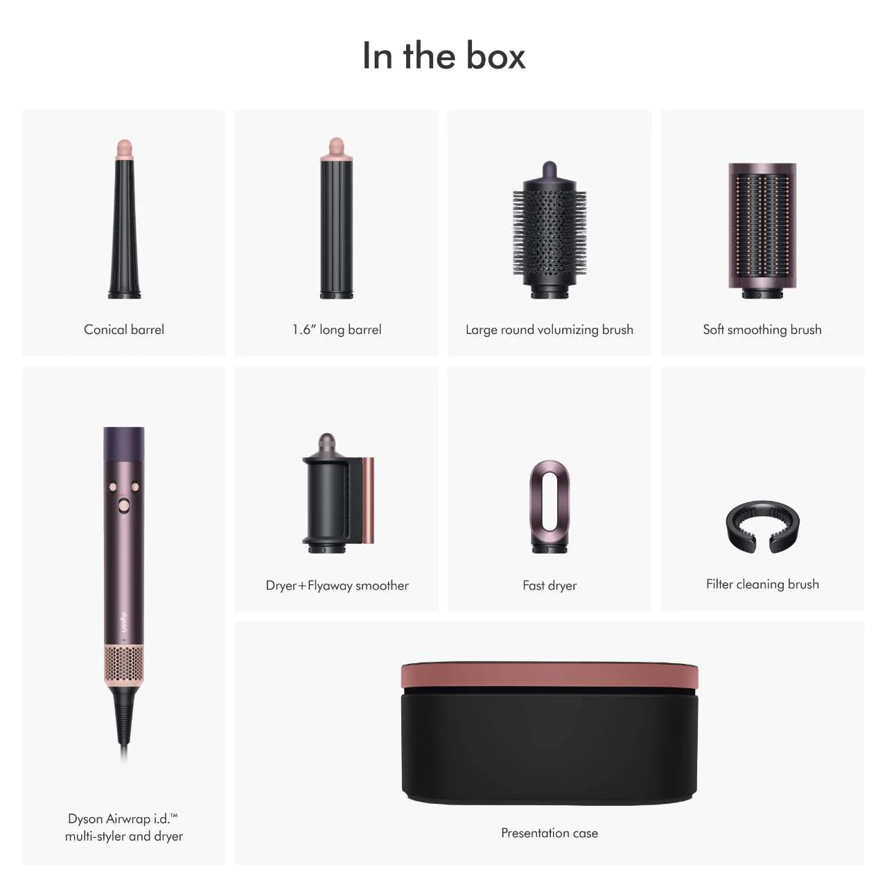 Dyson
Limited Edition Airwrap ID Multi-styler™ for Straight to Wavy Hair in Jasper Plum
