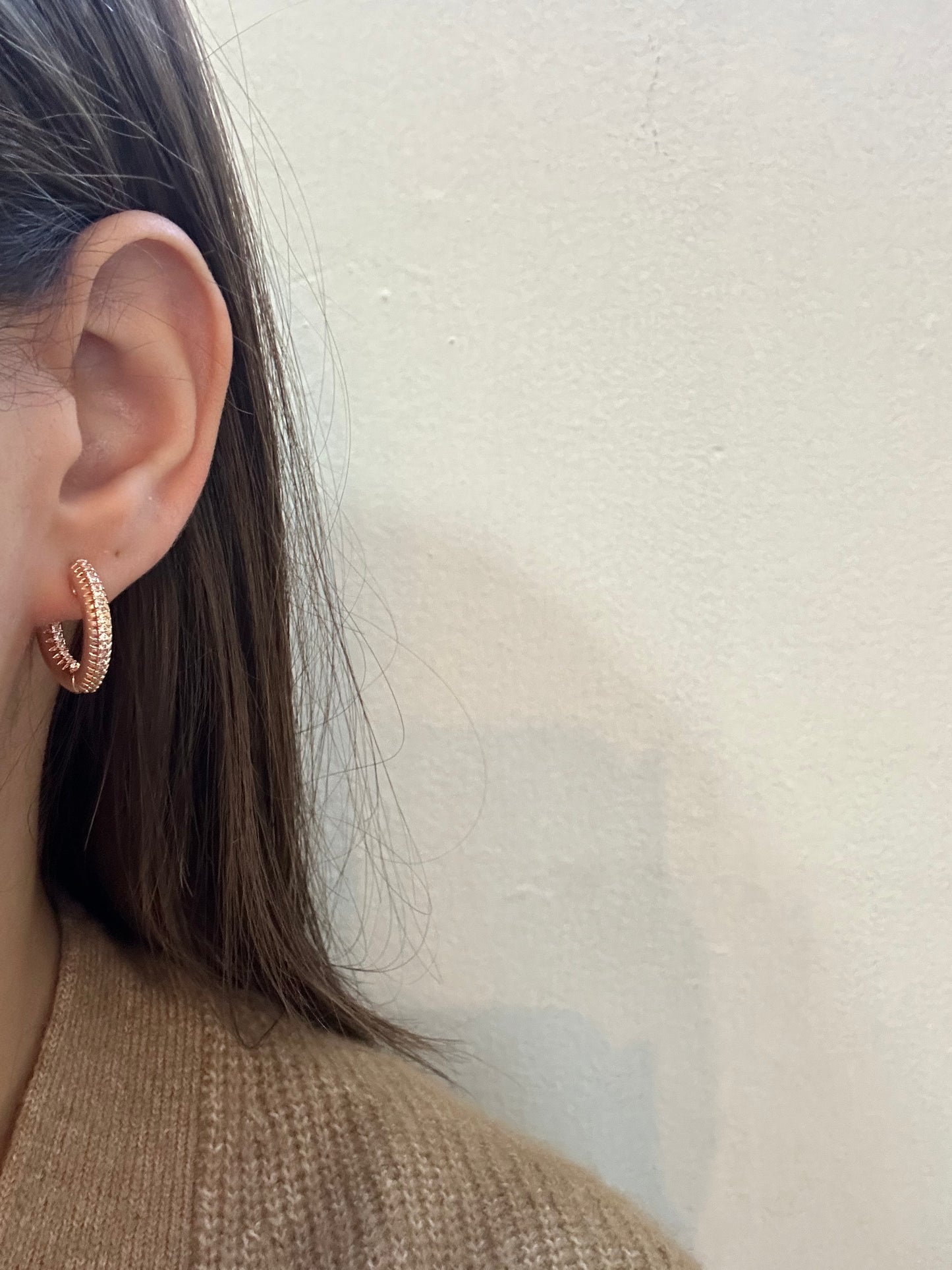 Basic Zircon Hoops