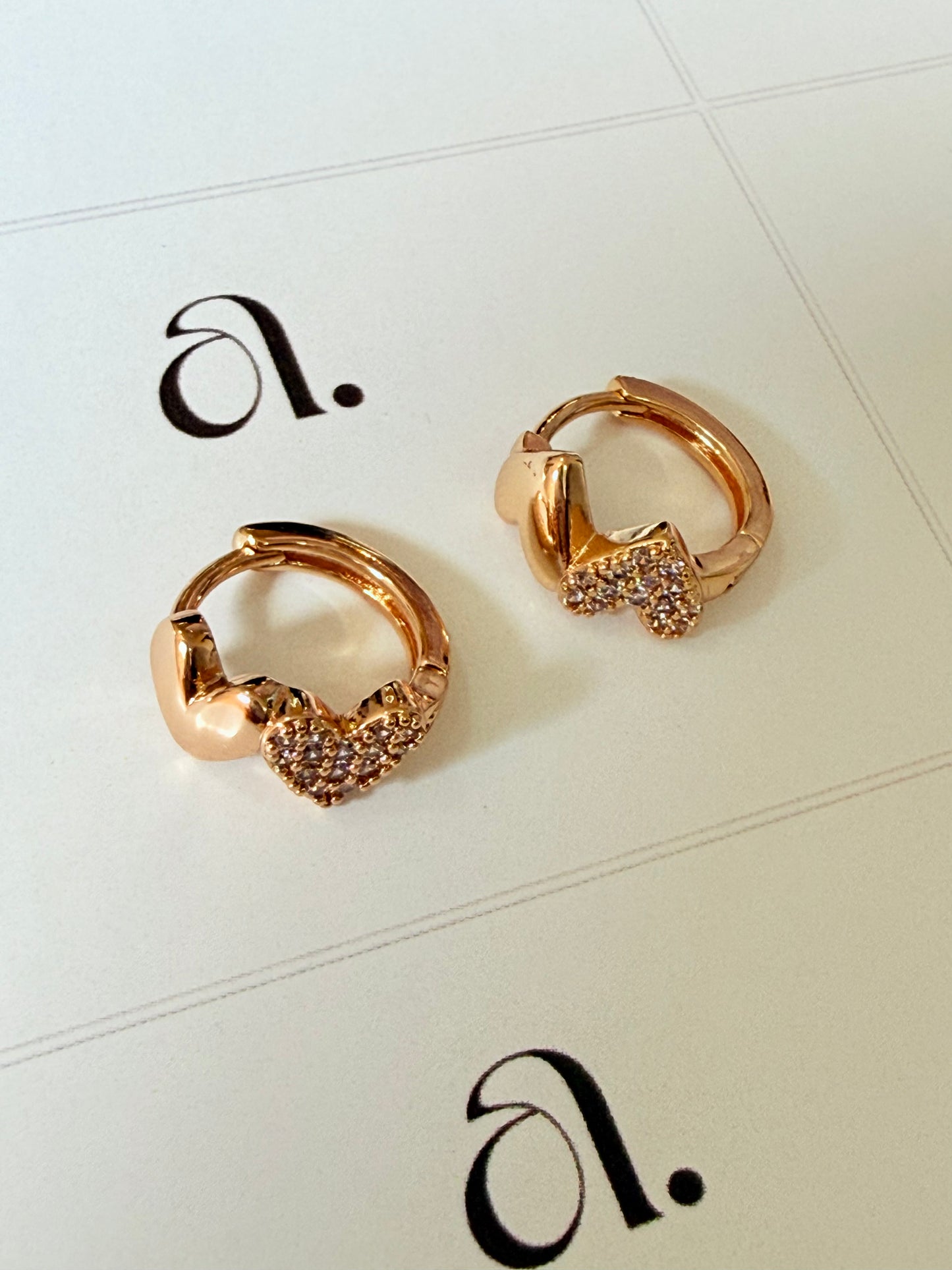 Mini Heart Hoops