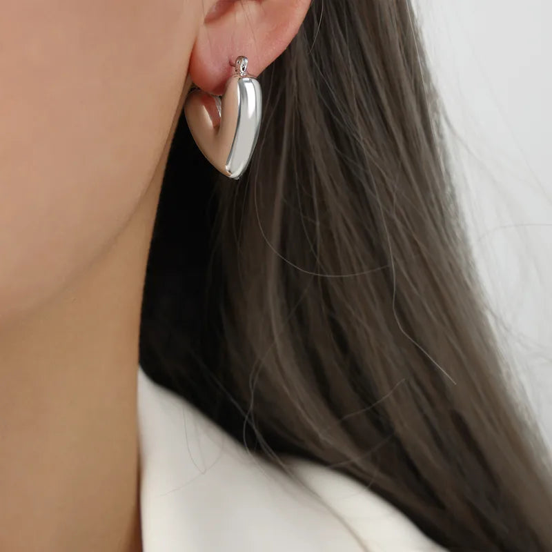 Silver Bubble Hearts