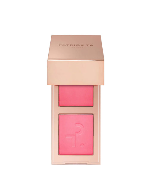 Mini Major Headlines Double-Take Creme & Powder Blush Duo PATRICK TA