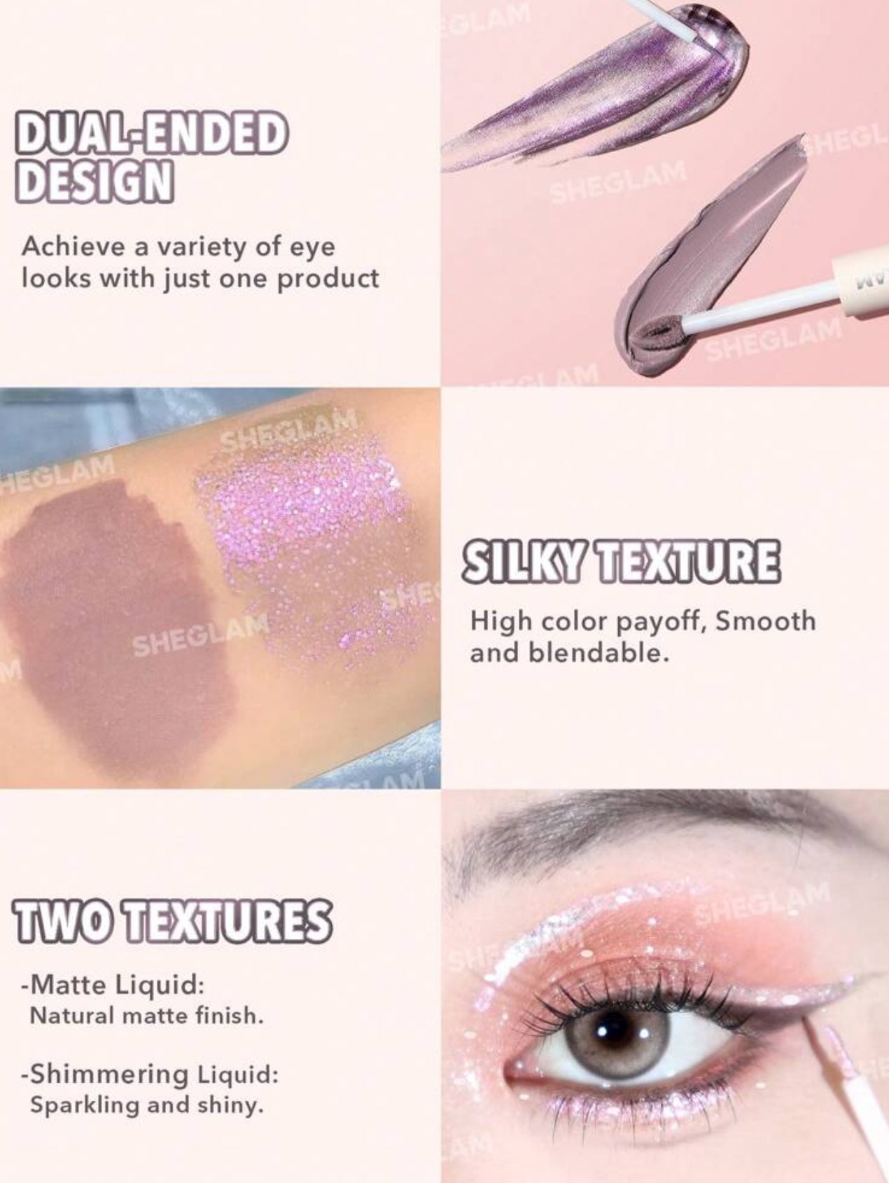 Sheglam Liquid Eyeshadow + Eyeliner