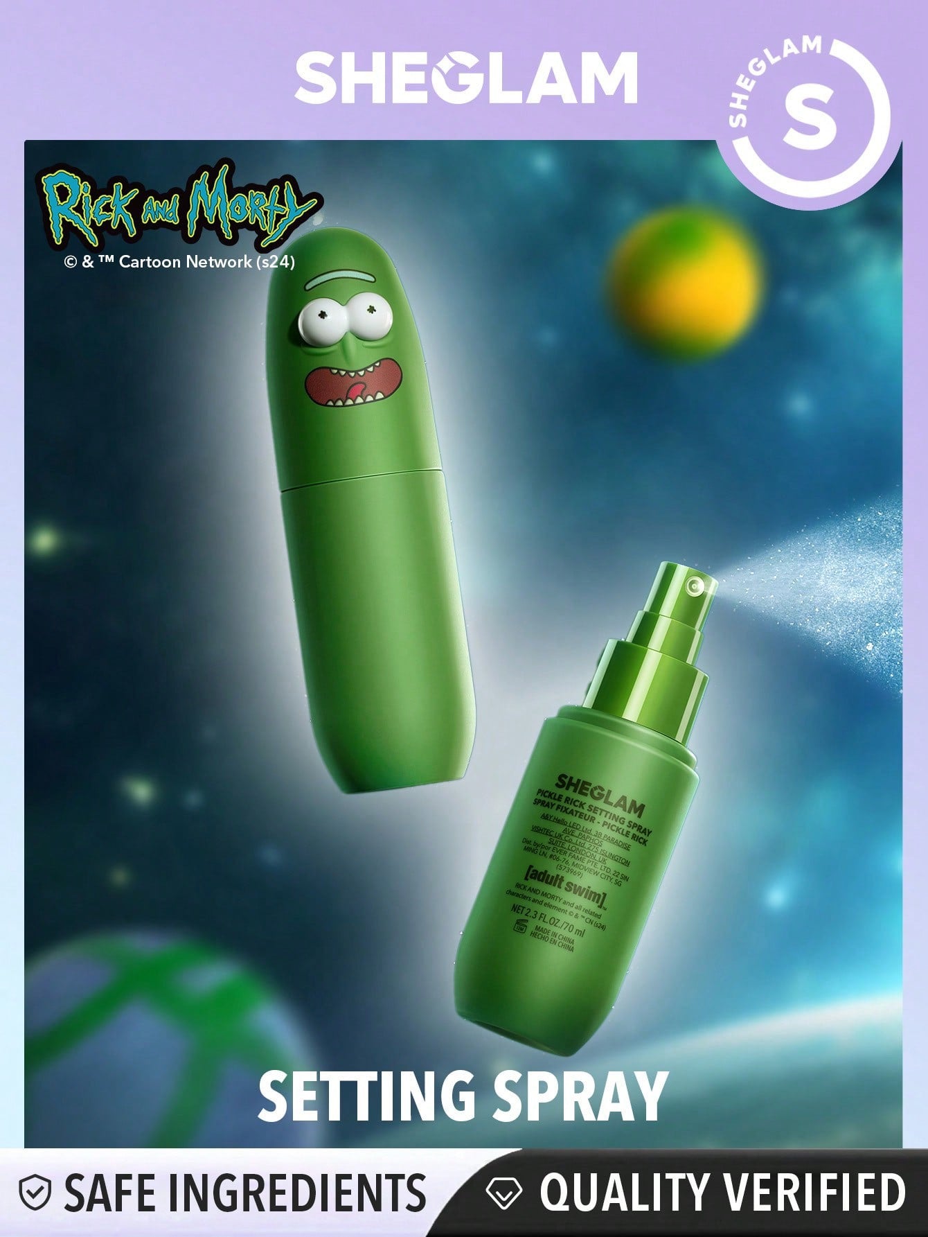 Setting Spray Rick and Morty