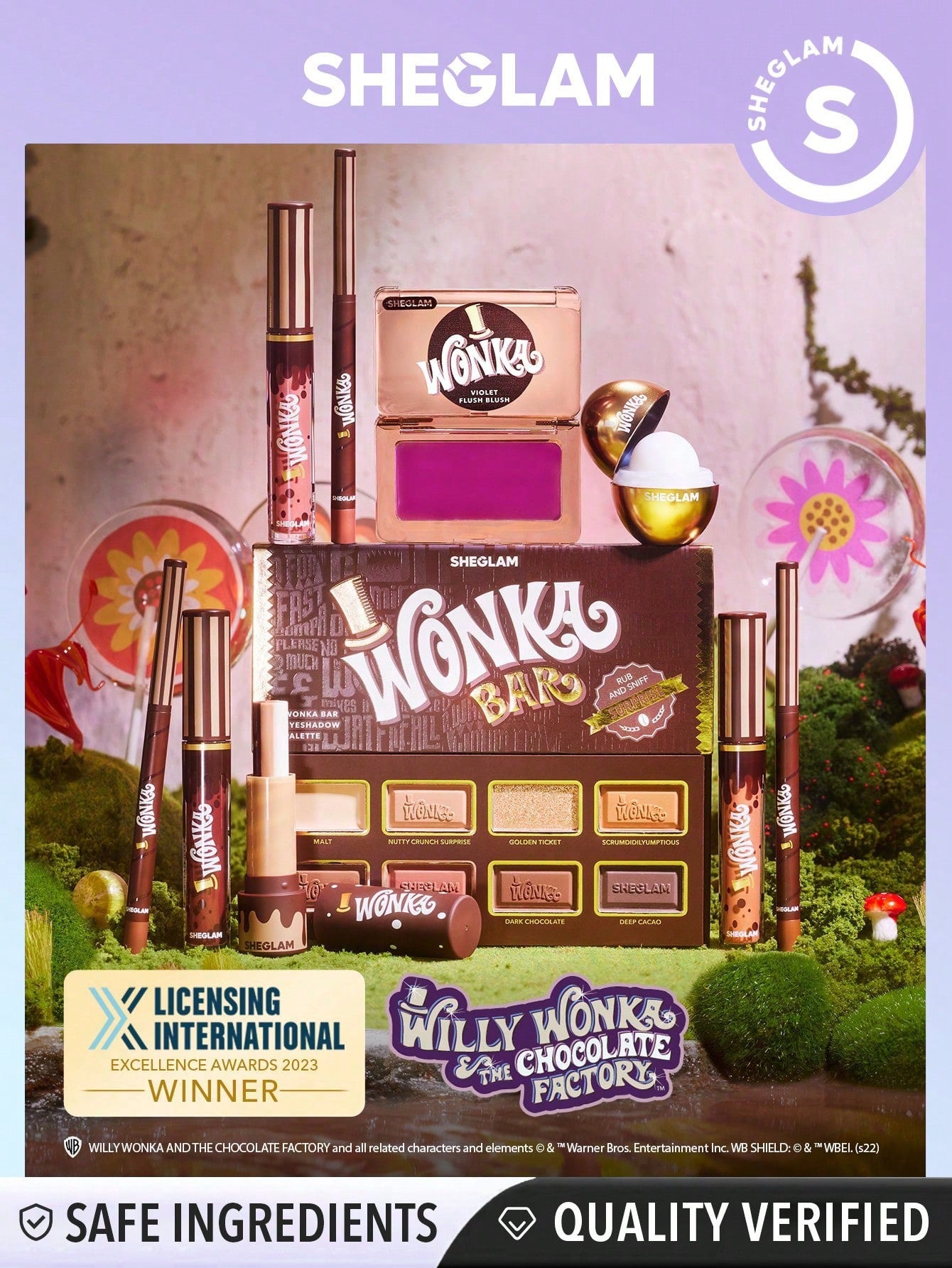 Willy Wonka X Sheglam Collection