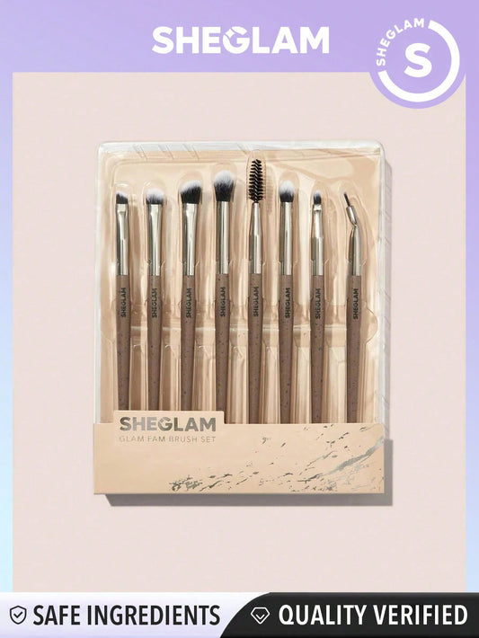 Sheglam Glam Fam 8 pcs brush set