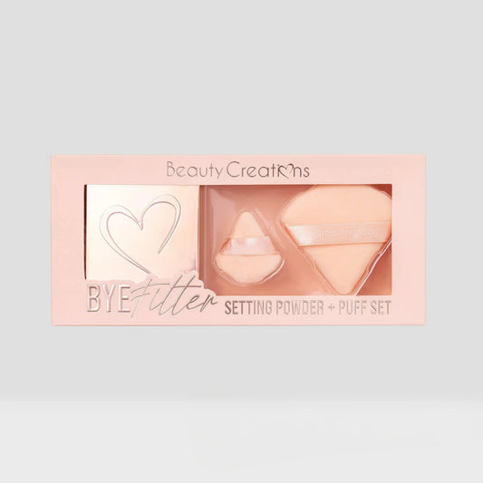 Bye Filter Setting Powder + Puff Set Beauty Creations
