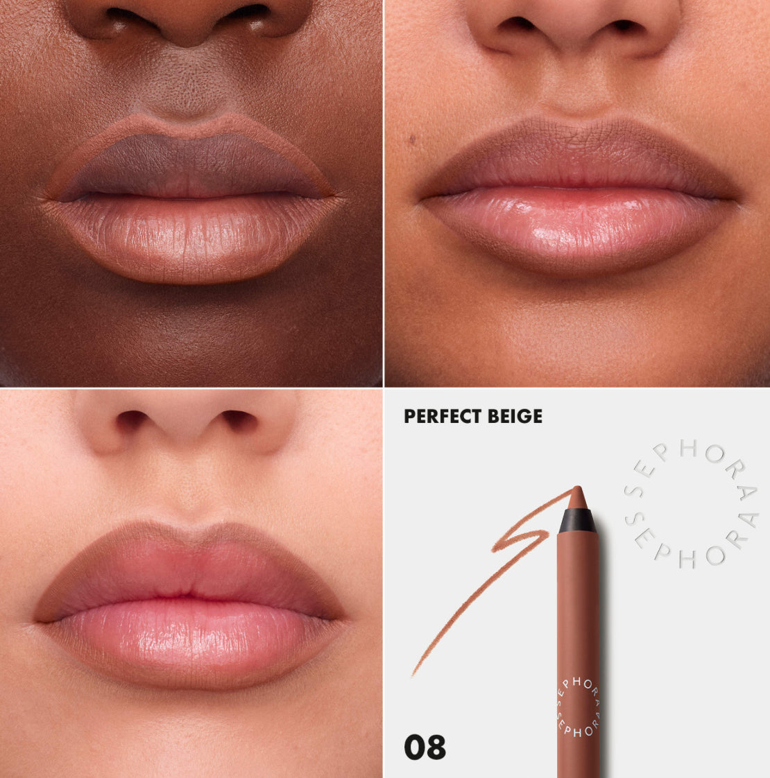 Best Lip Combo Duo Gift Set: Totally Juicy Lip Tint & Lip Liner: Light Nude