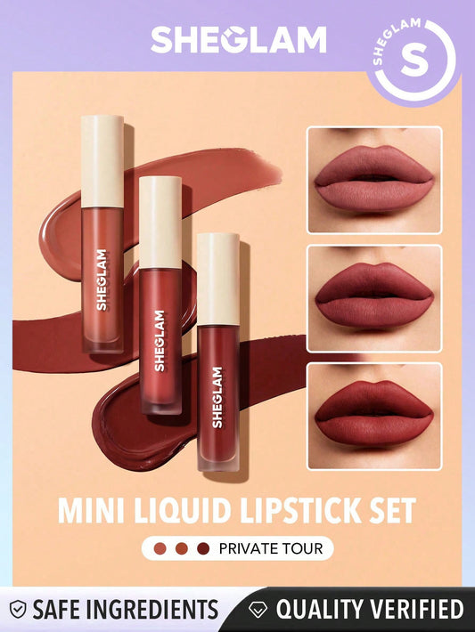 Set de mini labiales matte