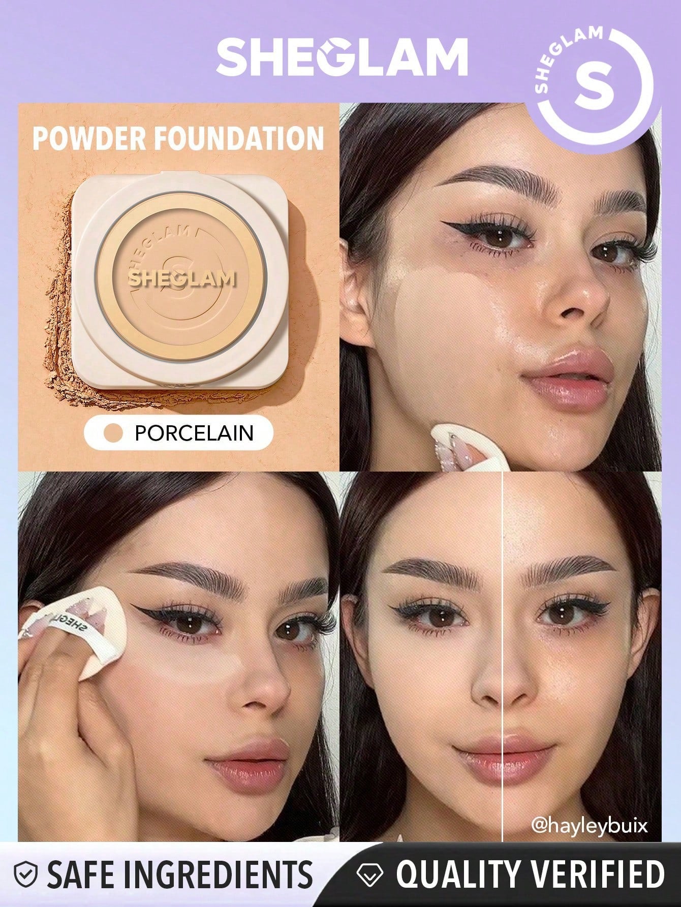 Base en polvo Skin-focus high coverage powder foundation