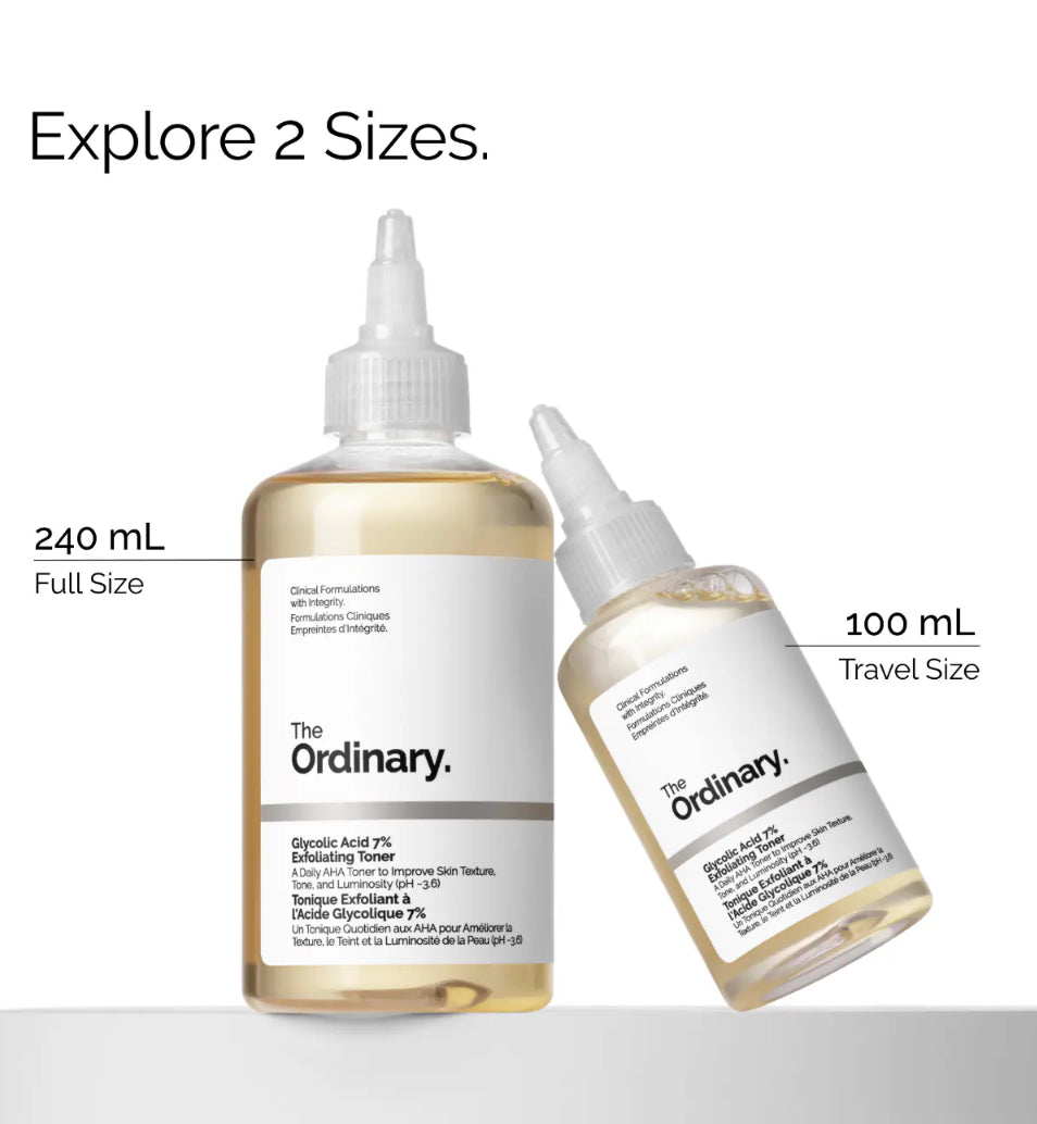 The Ordinary Glycolic Acid 7% Toning Solution / Tónico Diario y Exfoliante 240ml