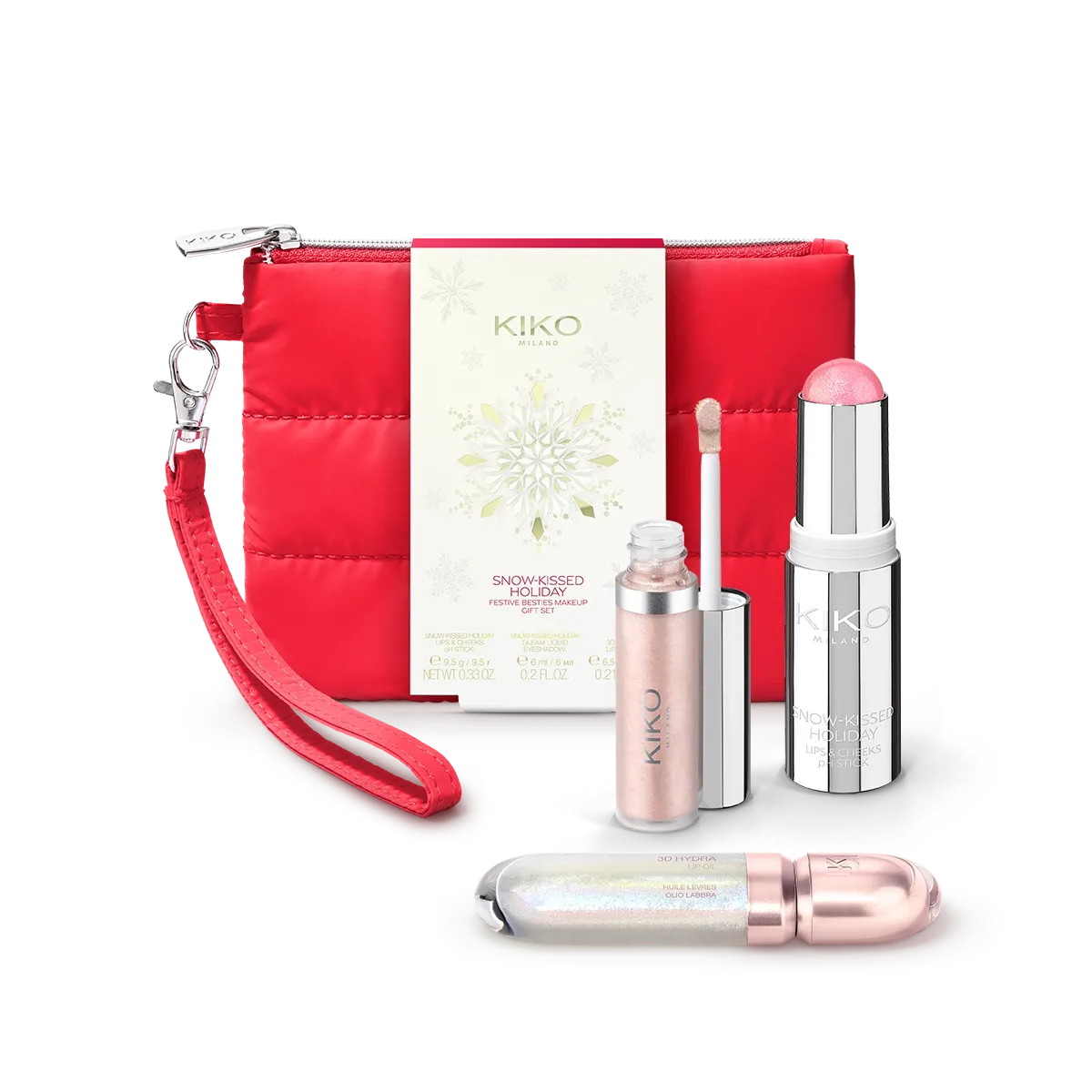 Snow-Kissed Holiday Festive Besties Make Up Gift Set by Kiko Milano
