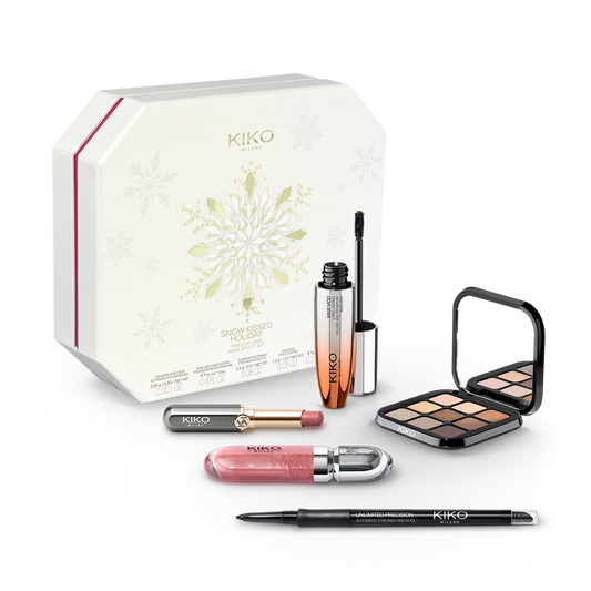 Snow-Kissed Holiday Timeless Look Makeup Gift Set by Kiko Milano