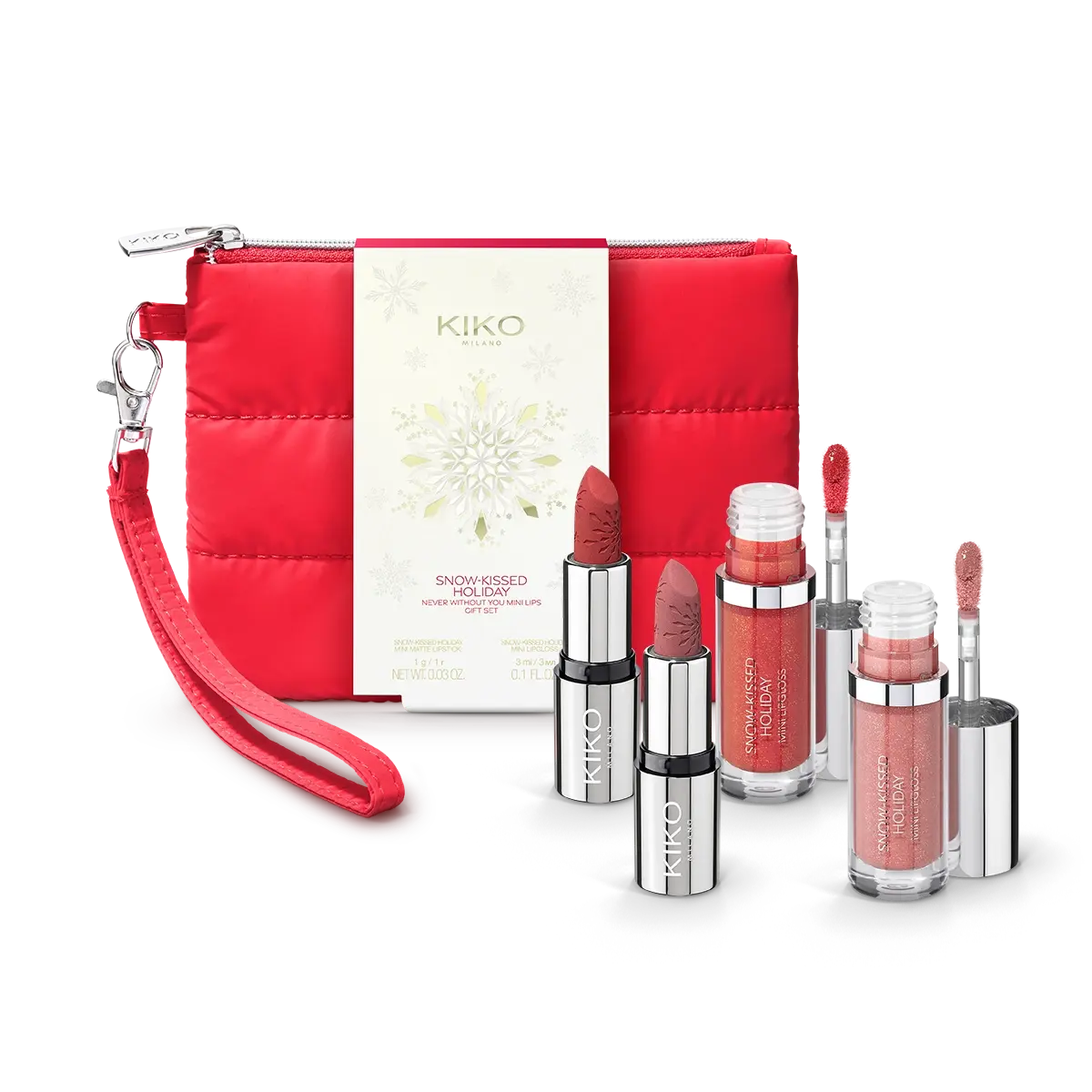 Snow-Kissed Holiday Never Without You Mini Lips Gift Set by Kiko Milano
