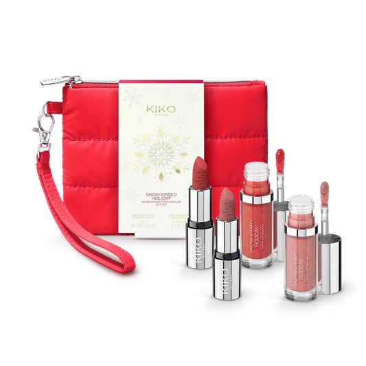 Snow-Kissed Holiday Never Without You Mini Lips Gift Set by Kiko Milano