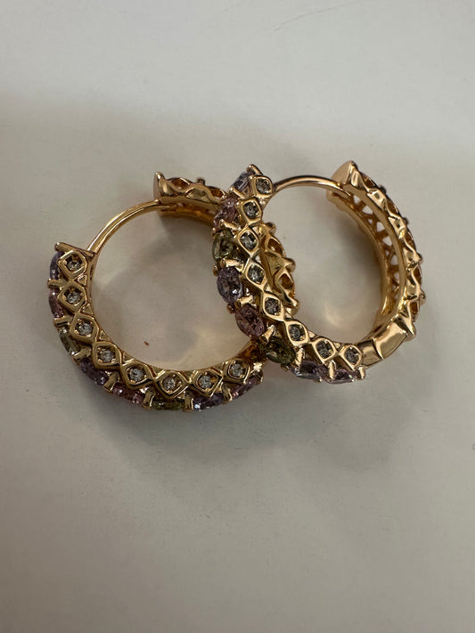 Pastel Medium Hoops