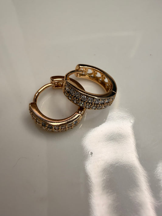 Small Zircon Hoops